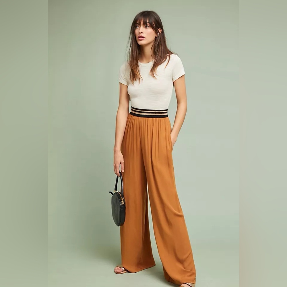 NWT Anthropologie DOLAN Gauze Pull-On Pants, Size S